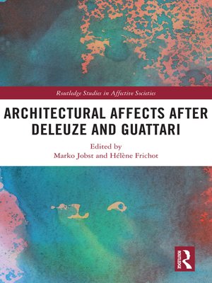 cover image of Architectural Affects after Deleuze and Guattari